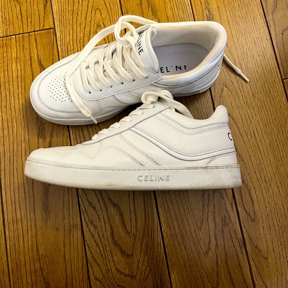 Celine trainer sneakers, 2022 style, size 36 (unisex, fits size 7.5 women’s)